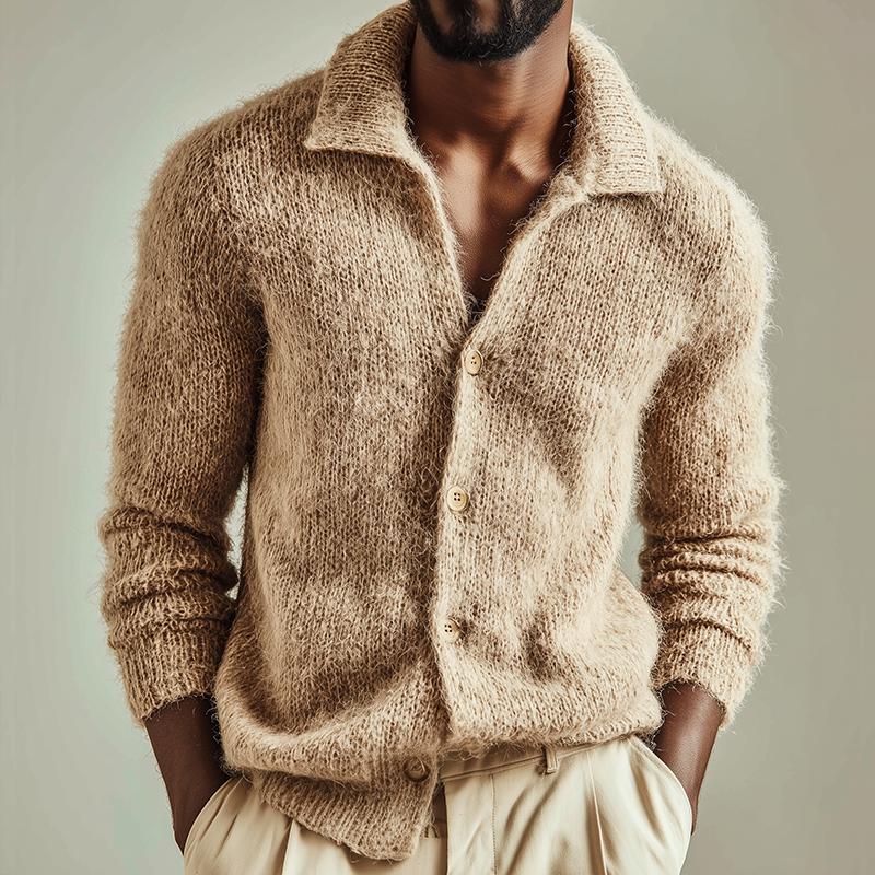 Gideon | Textured Knit Cardigan