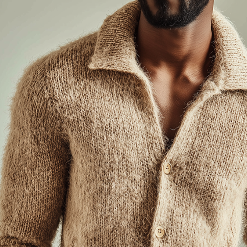 Gideon | Textured Knit Cardigan