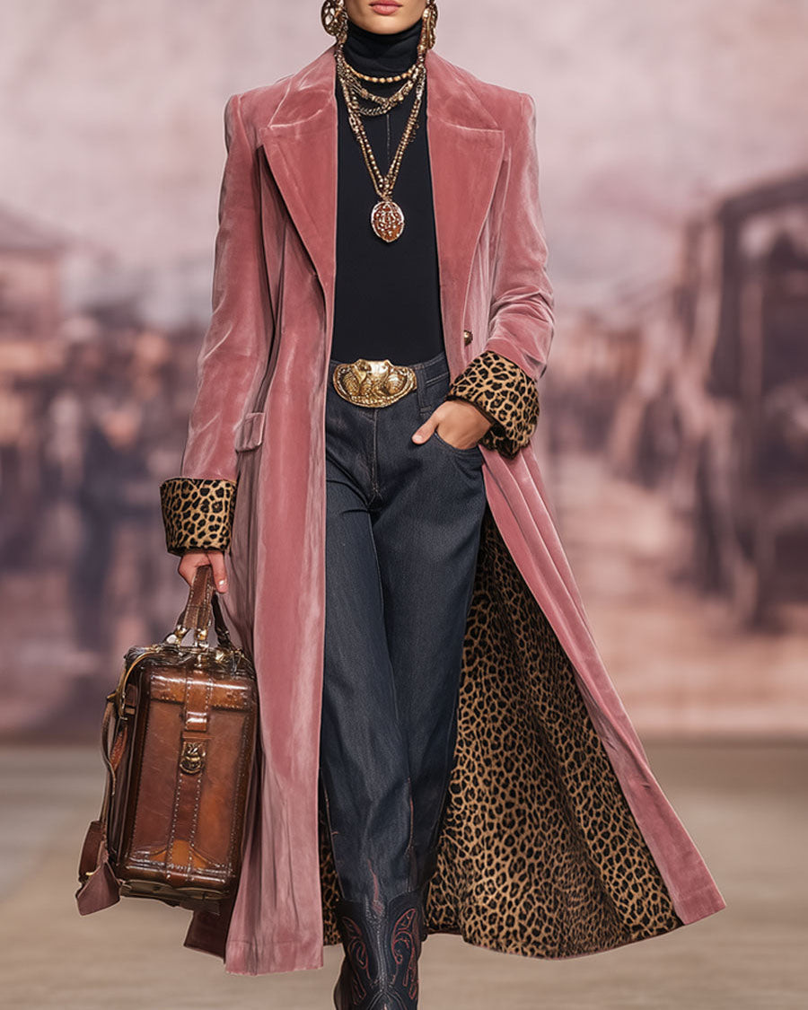 Anna | Velvet Tailored Coat