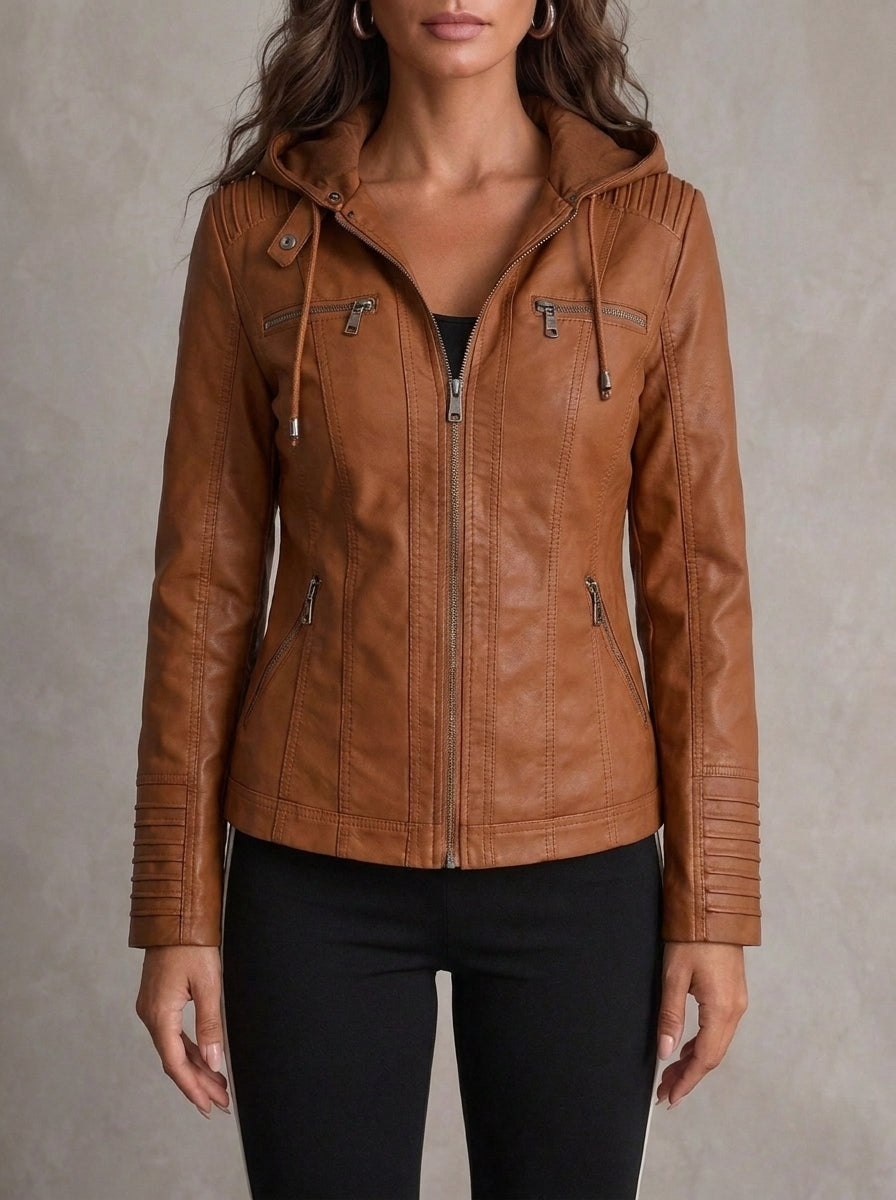 Jade |  Classic Leather Jacket