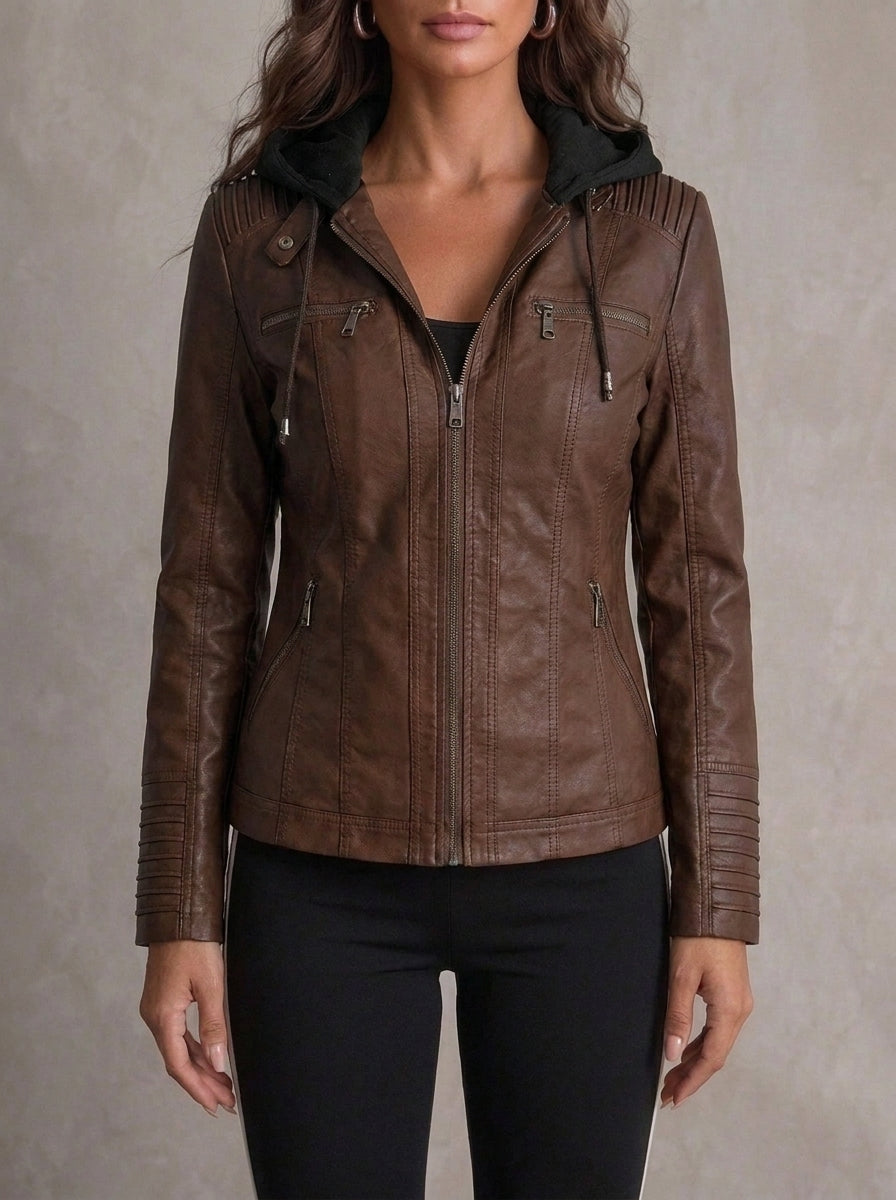 Jade |  Classic Leather Jacket