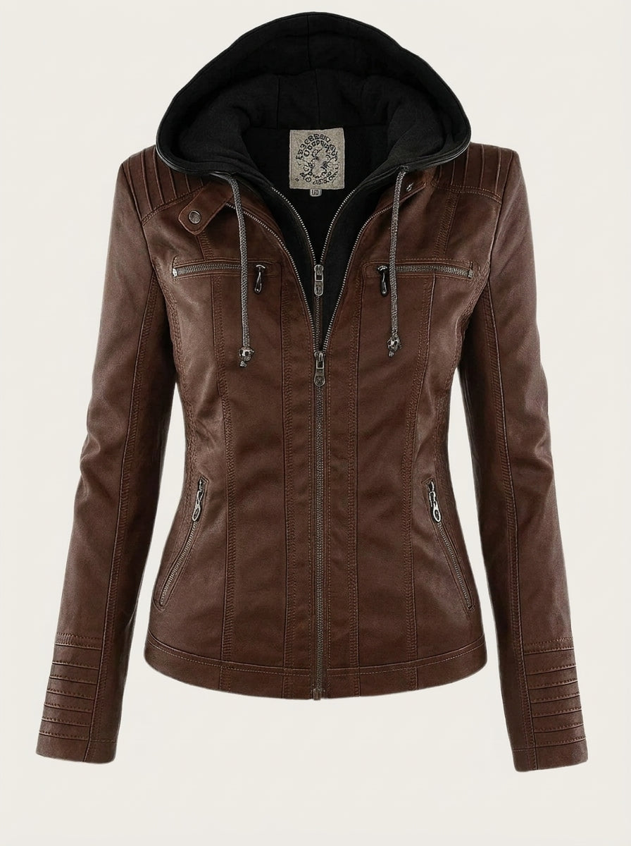 Jade |  Classic Leather Jacket