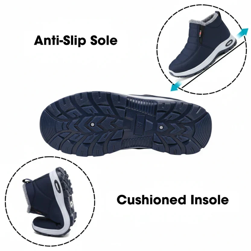 Eleanor | Women’s Quilted Slip-On Ankle Boots