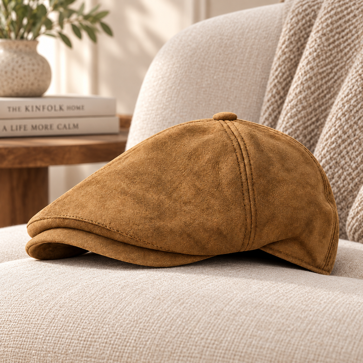 Alden | Suede Driving Cap