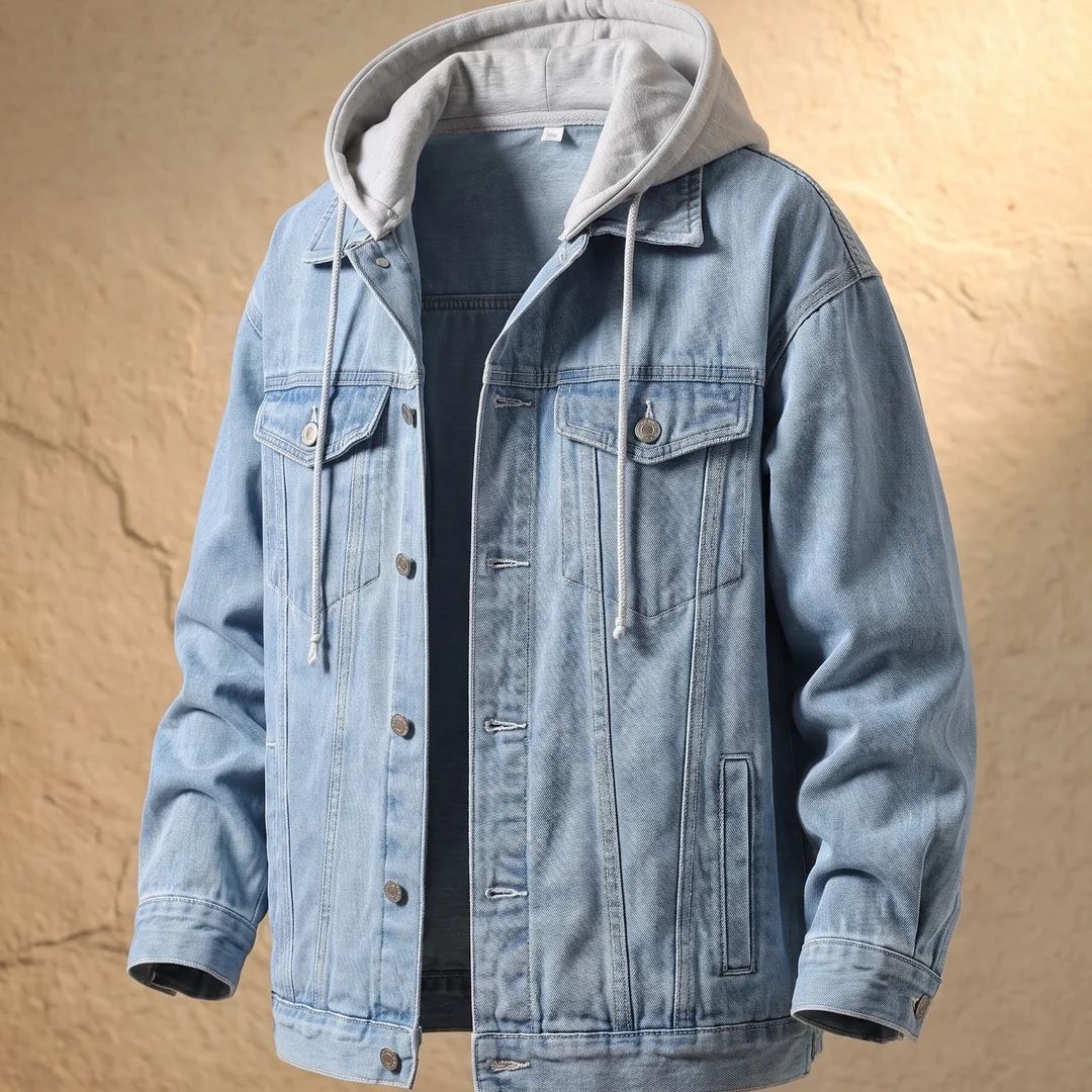 Castell | Urban Denim Jacket with Hood