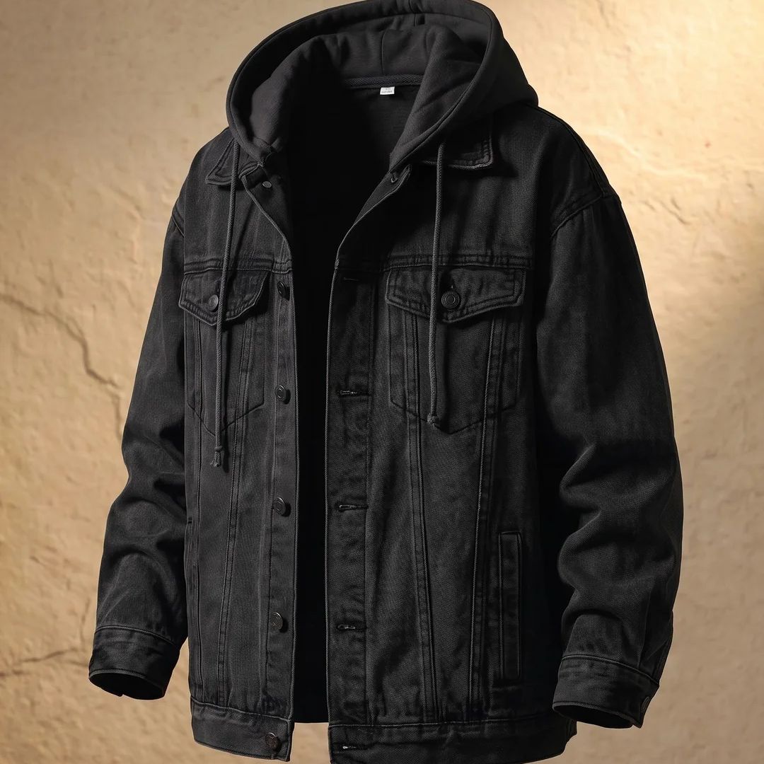 Castell | Urban Denim Jacket with Hood