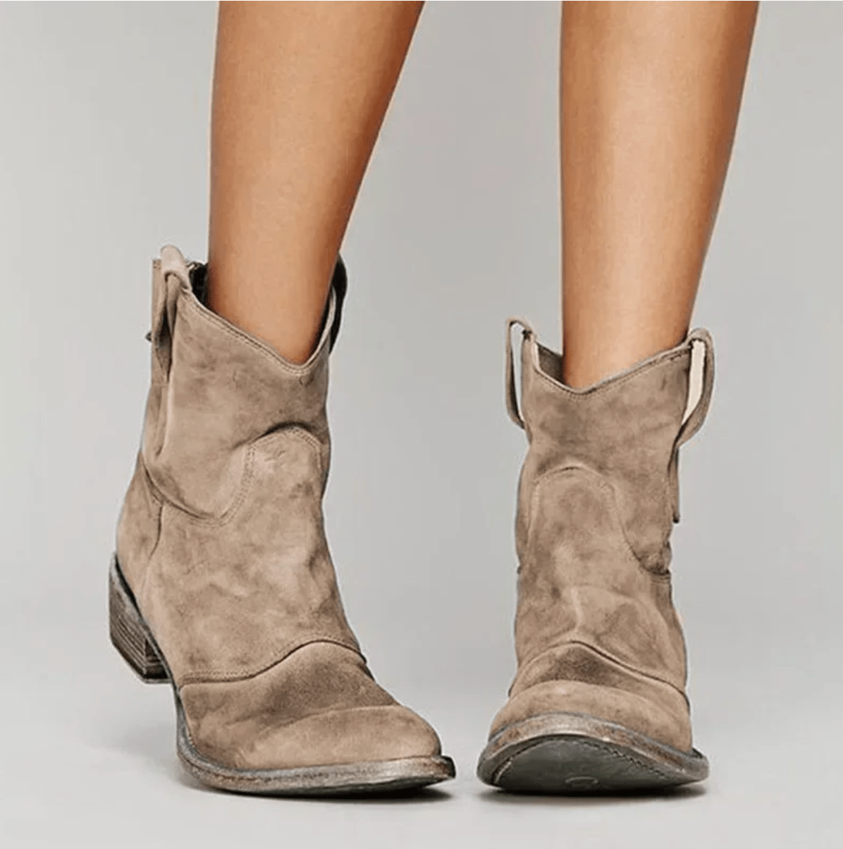 Charlotte | Orthopedic Suede and Cotton Ankle Boot
