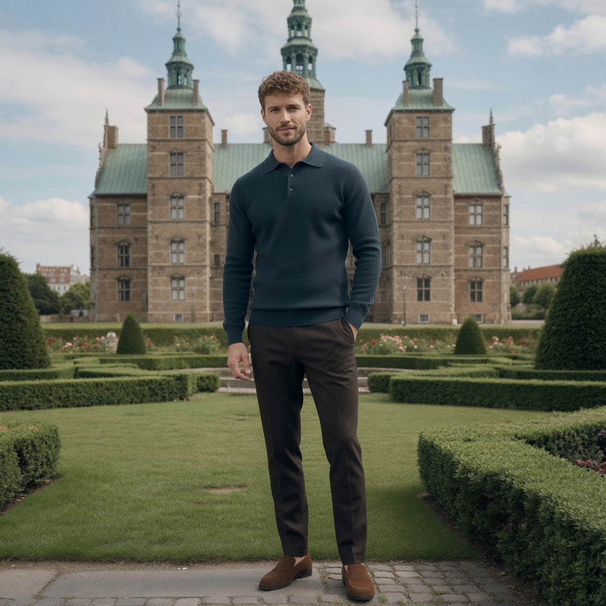 Rick | Premium Cashmere Polo Sweater