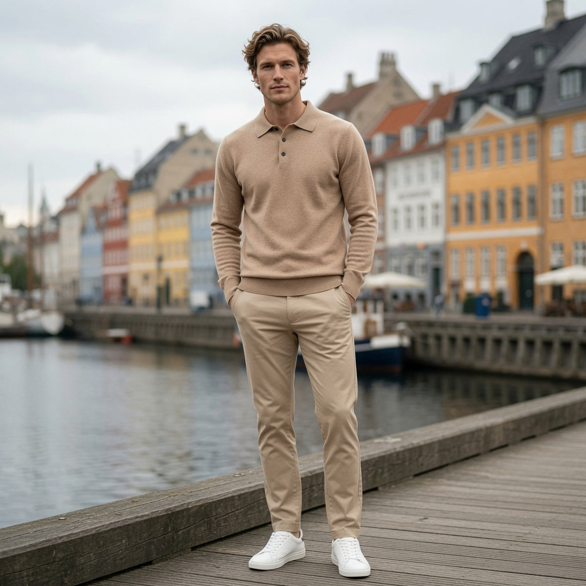 Rick | Premium Cashmere Polo Sweater