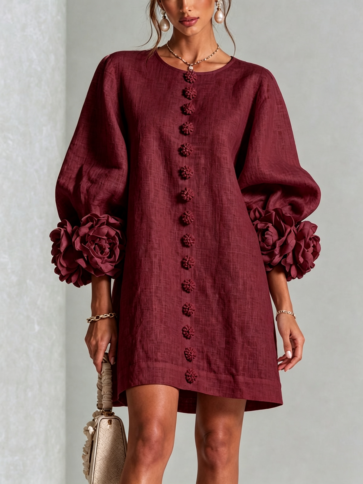 Rosie | Button-Down Mini Dress