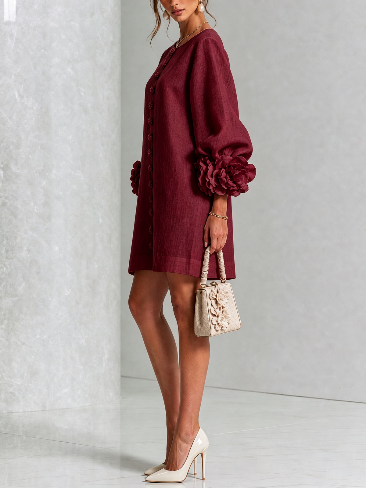 Rosie | Button-Down Mini Dress