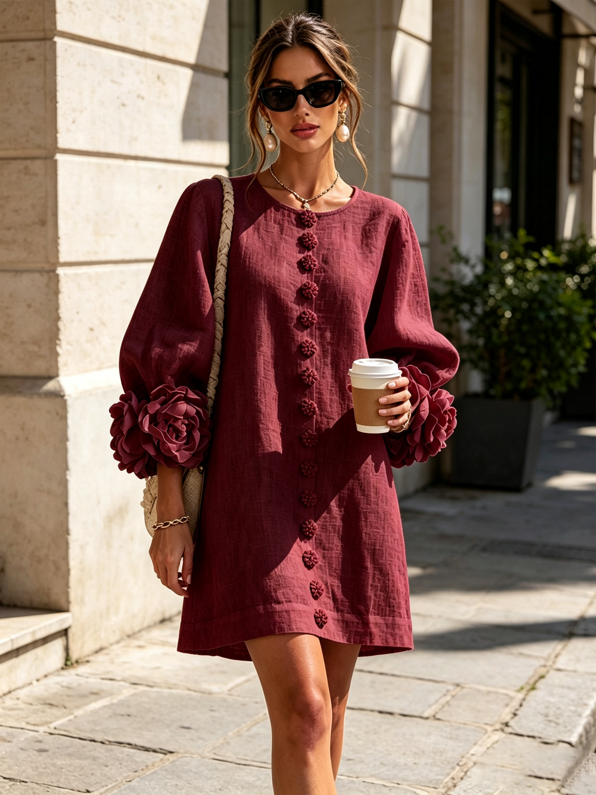 Rosie | Button-Down Mini Dress