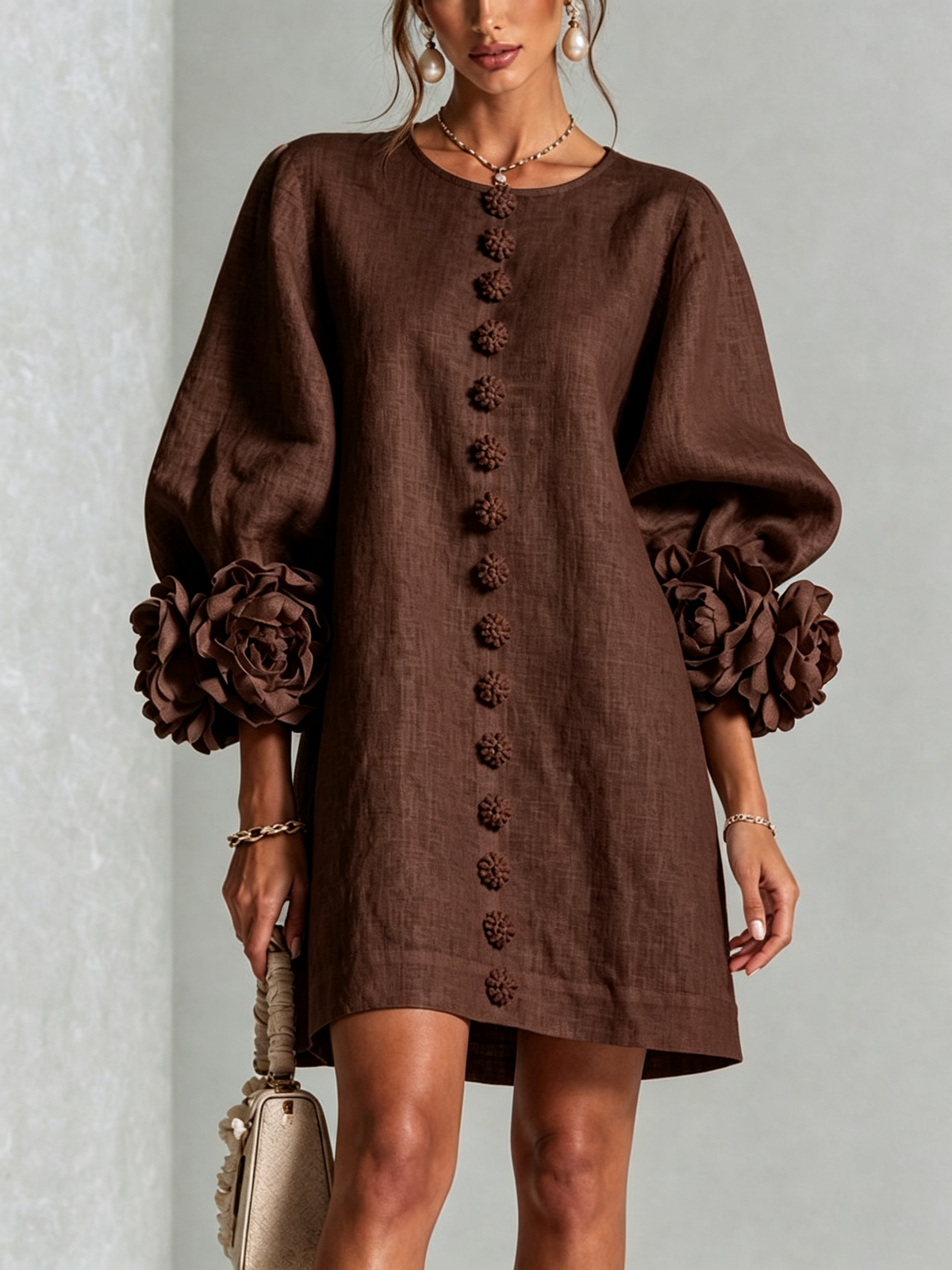 Rosie | Button-Down Mini Dress