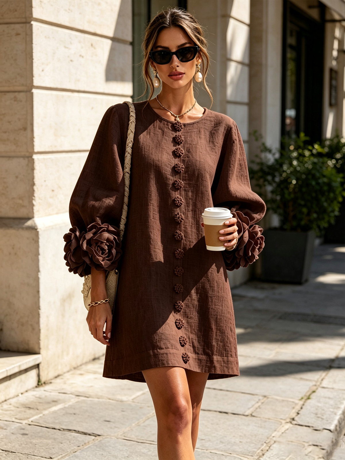 Rosie | Button-Down Mini Dress