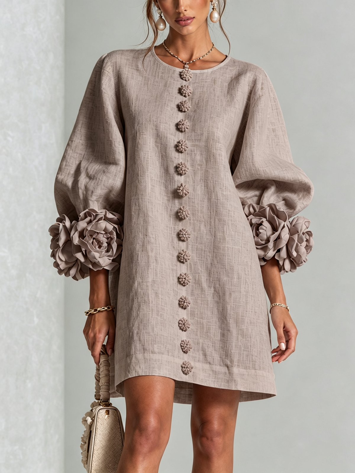 Rosie | Button-Down Mini Dress