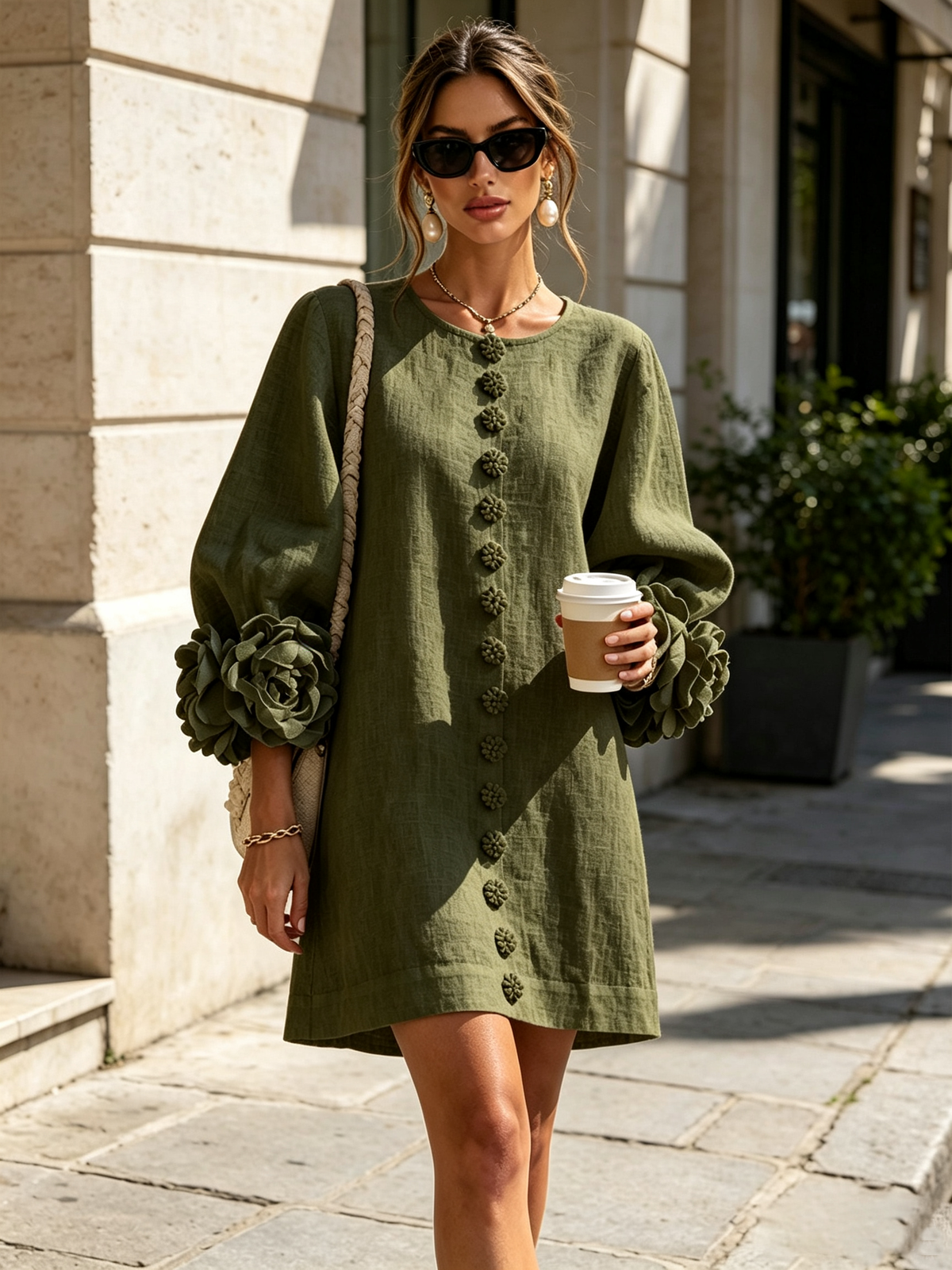 Rosie | Button-Down Mini Dress