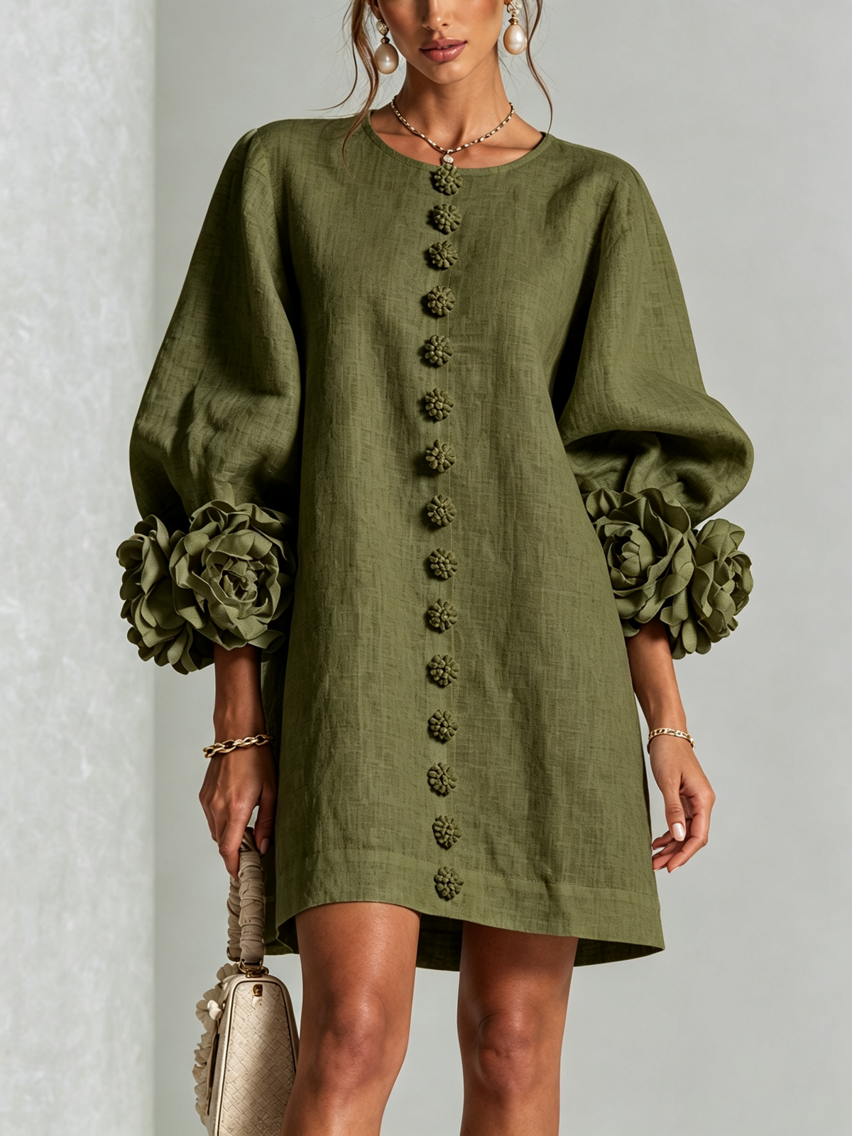 Rosie | Button-Down Mini Dress