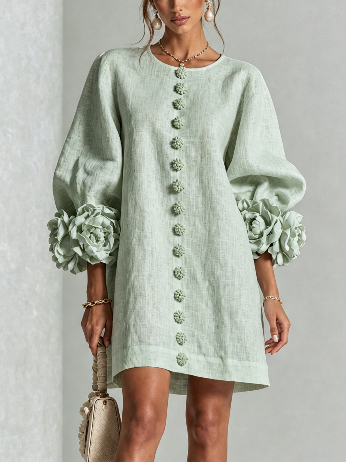 Rosie | Button-Down Mini Dress