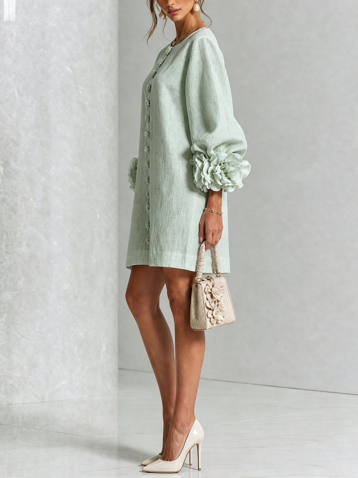 Rosie | Button-Down Mini Dress