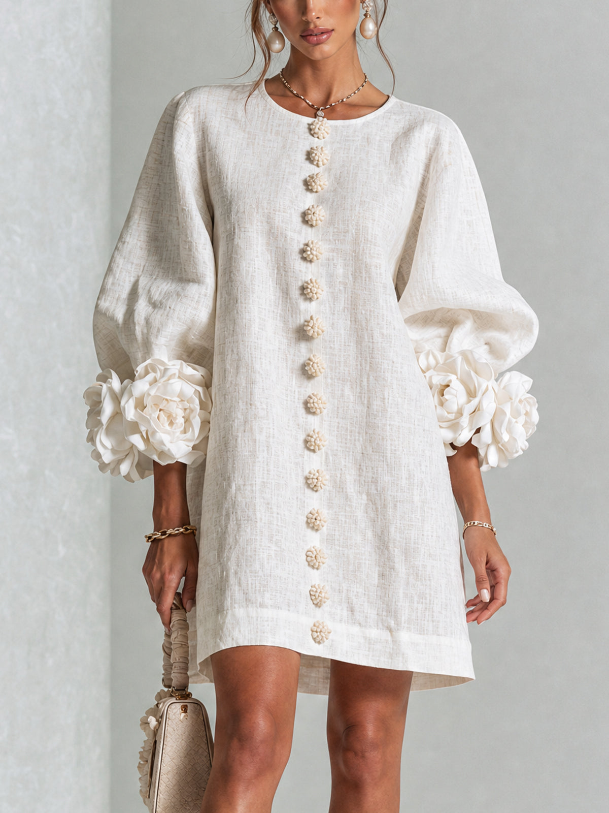 Rosie | Button-Down Mini Dress