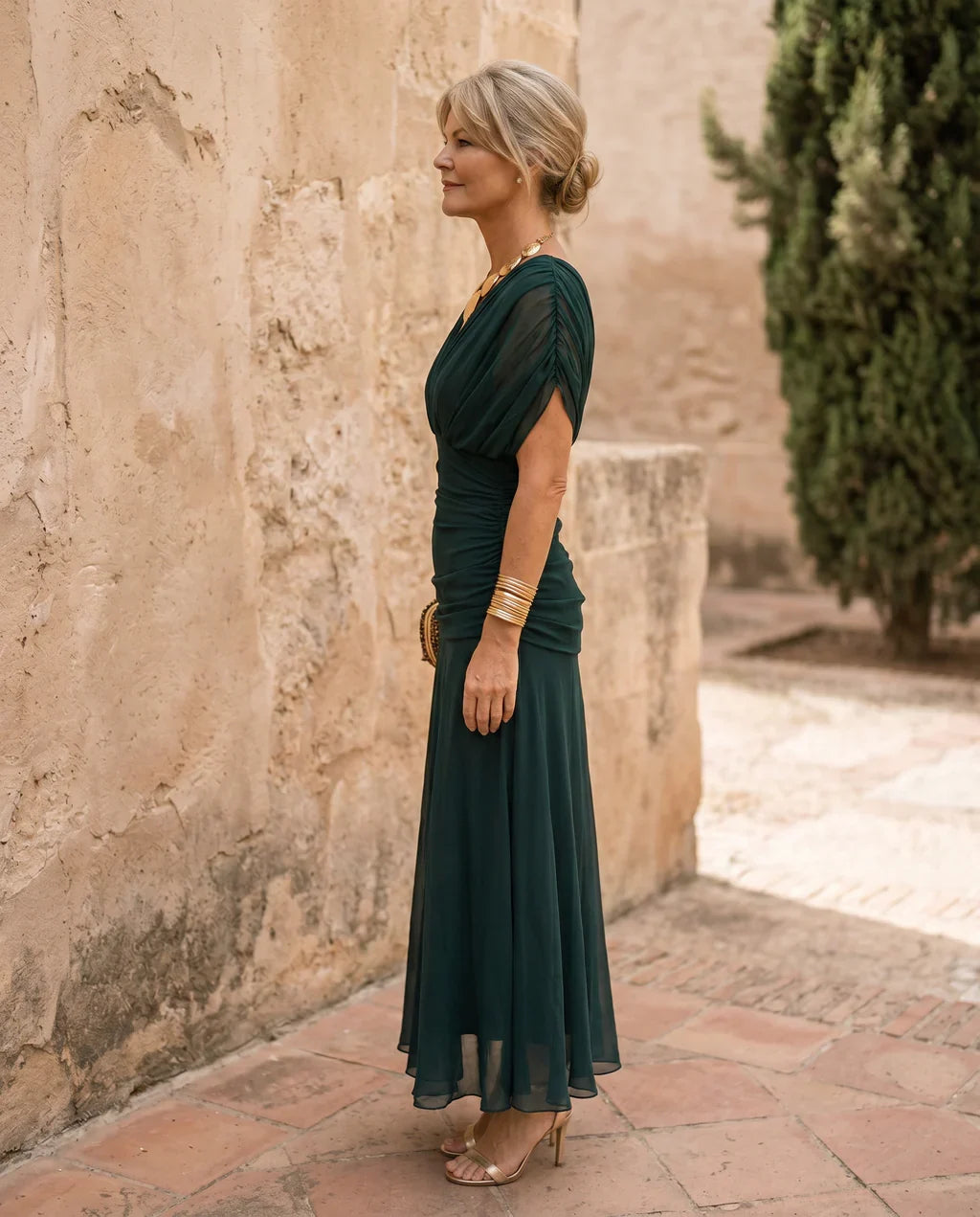 Eleanor | Elegant V-Neck Dress