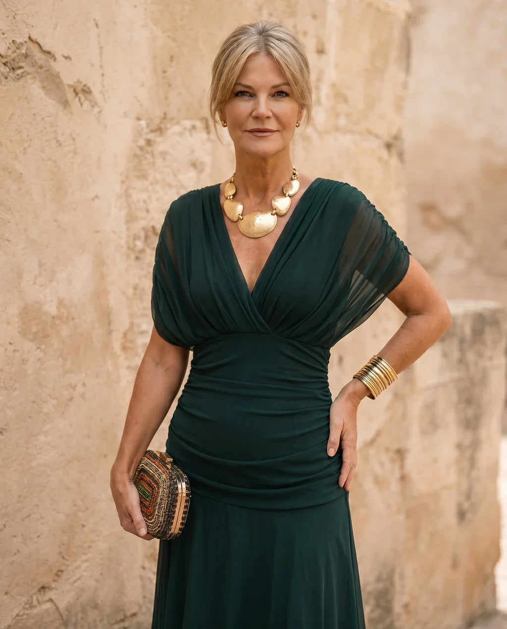 Eleanor | Elegant V-Neck Dress