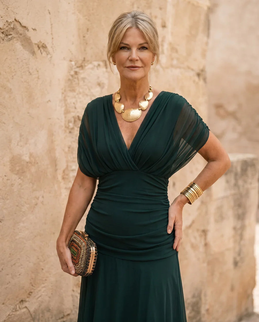 Eleanor | Elegant V-Neck Dress