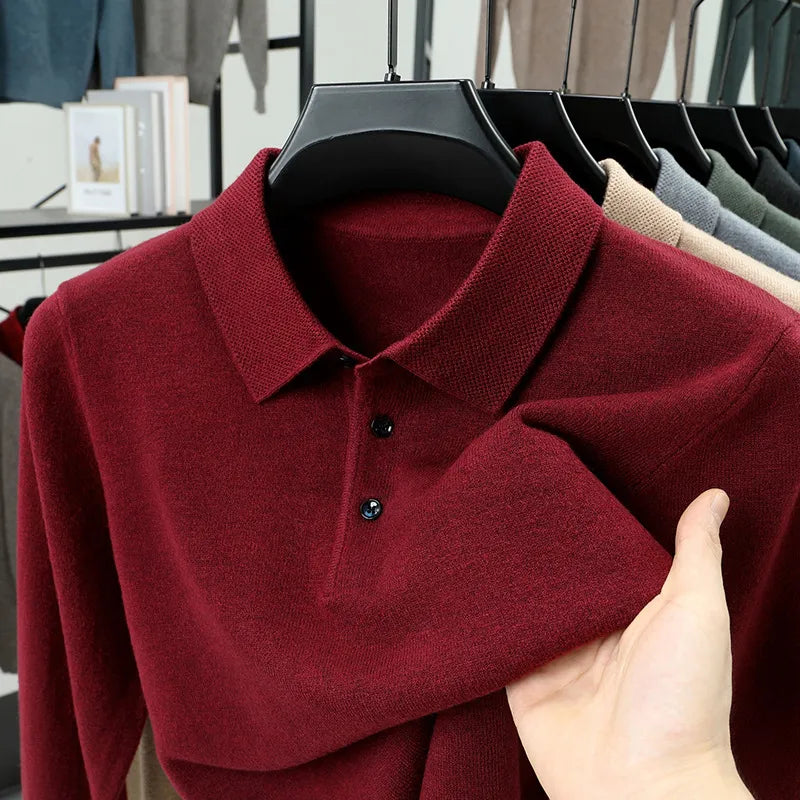 Rick | Premium Cashmere Polo Sweater