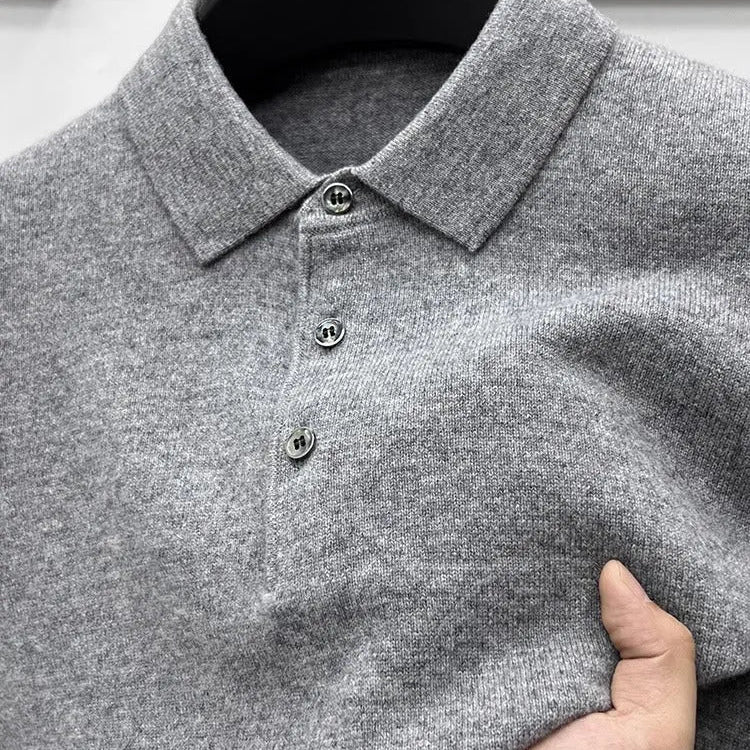 Rick | Premium Cashmere Polo Sweater
