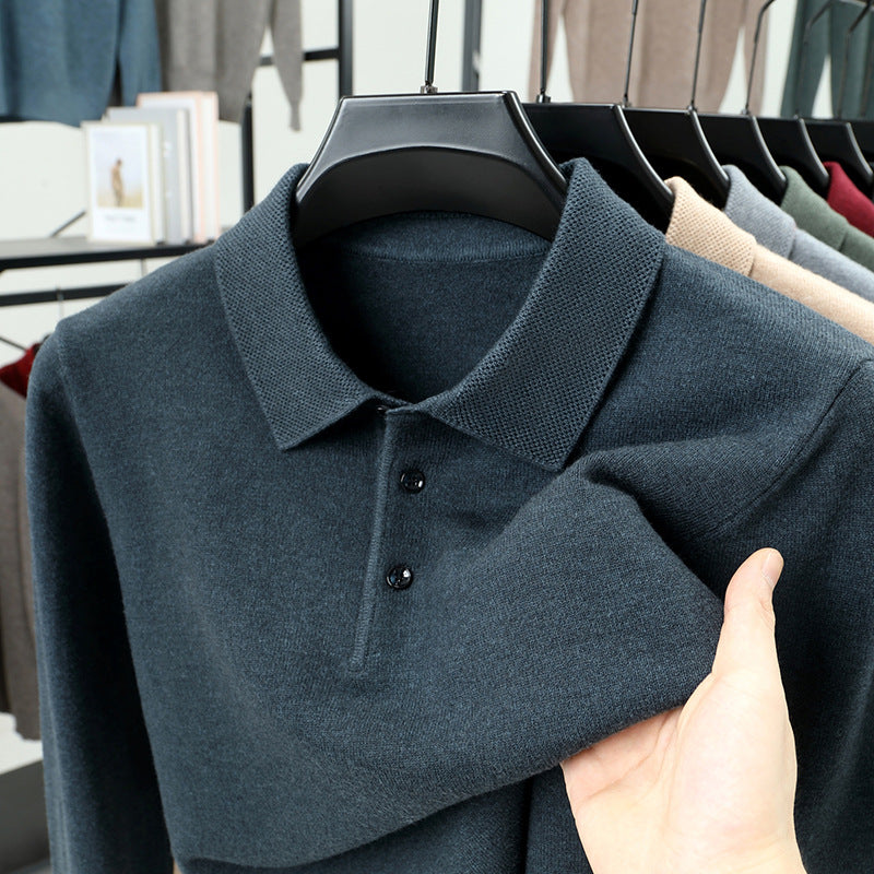 Rick | Premium Cashmere Polo Sweater