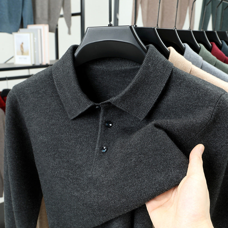 Rick | Premium Cashmere Polo Sweater