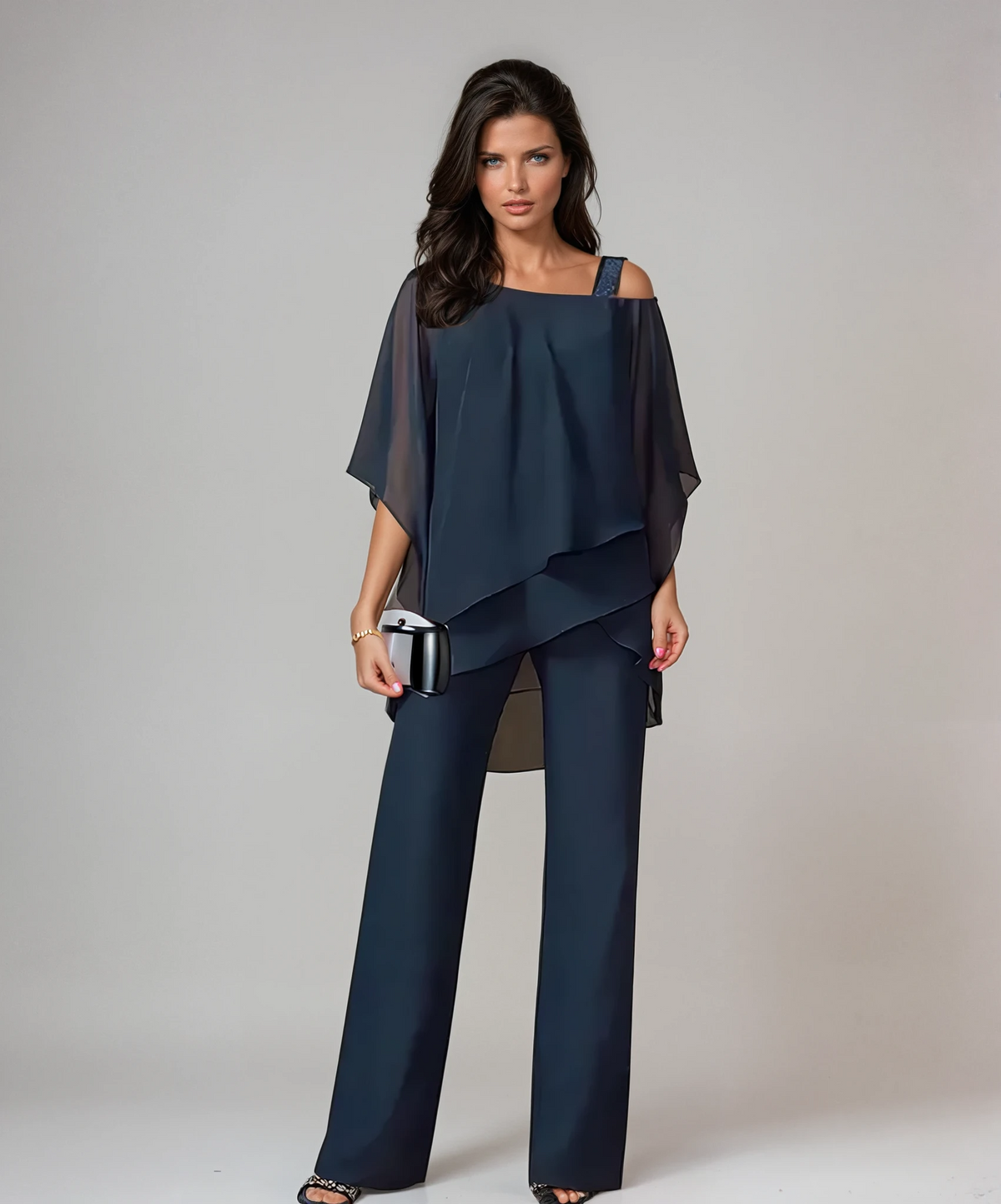 Serenity | Asymmetrical Layered Two-Piece Set