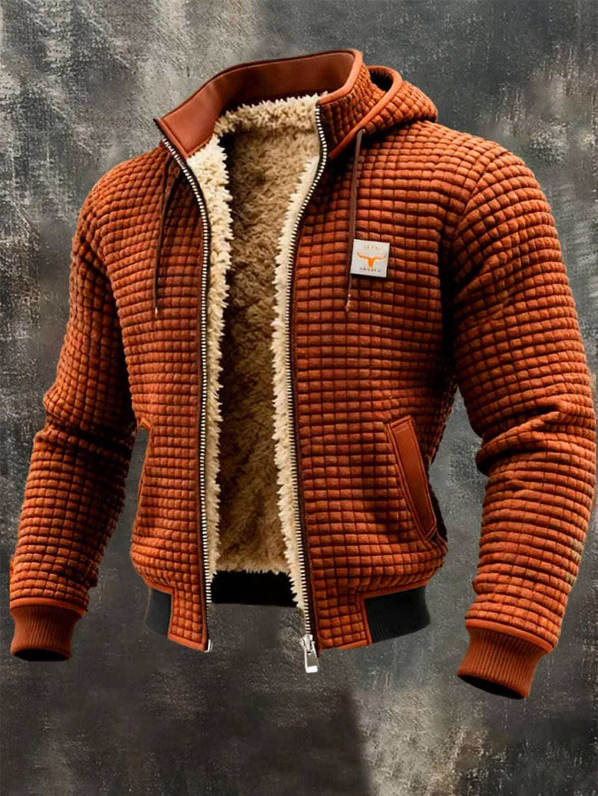 George | Retro jacket with hood and zip