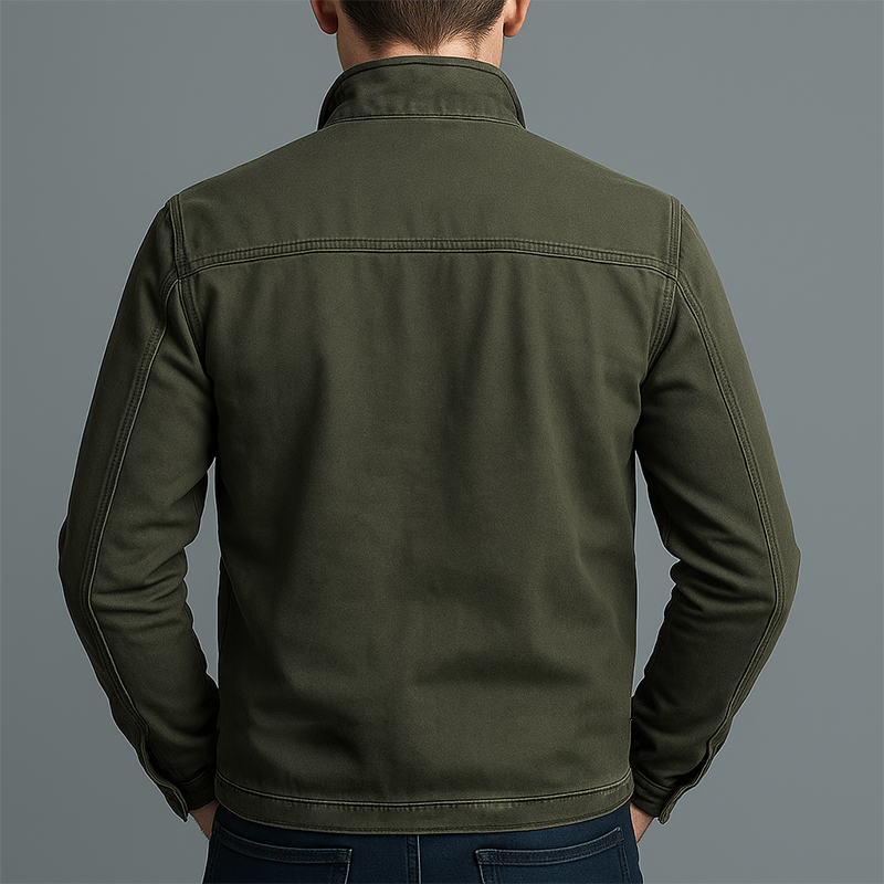 Marion | Men's Zip Jacket - Vintage Washed